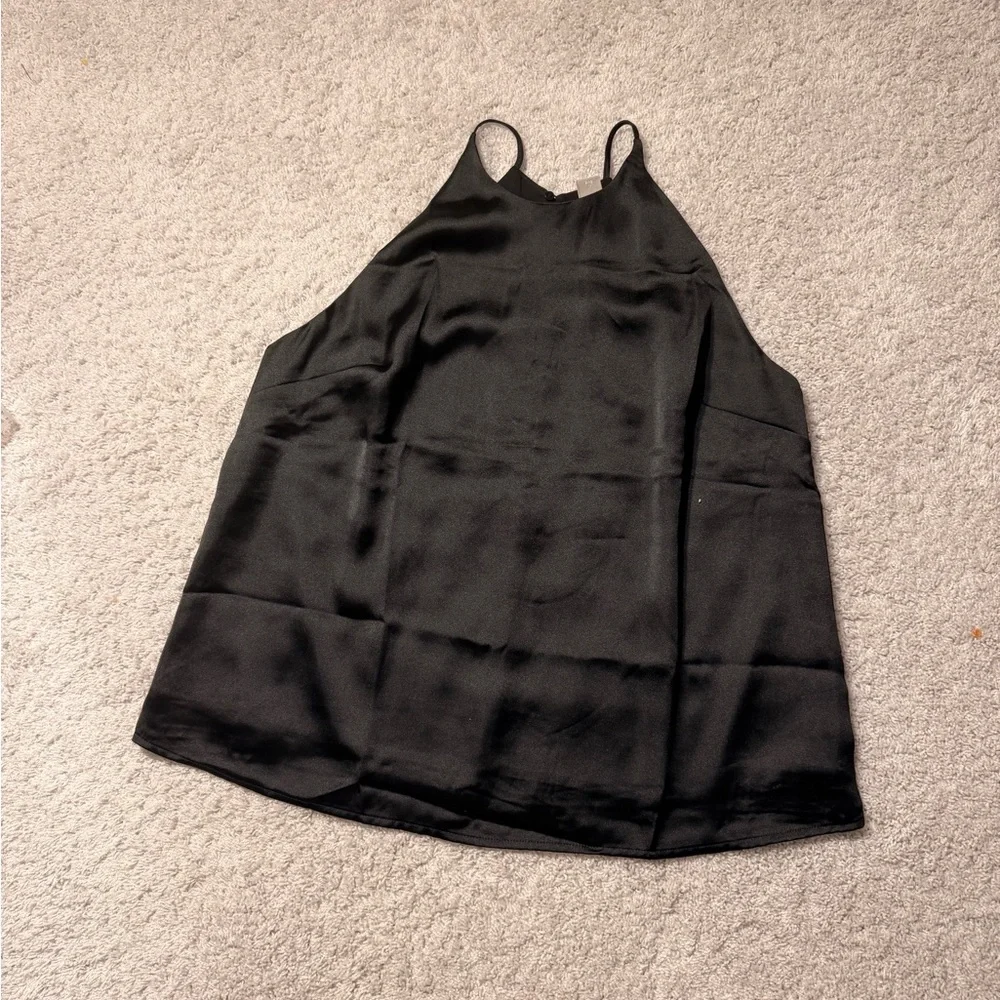 H&M Cami Black Silk top Size L - Picture 5 of 8